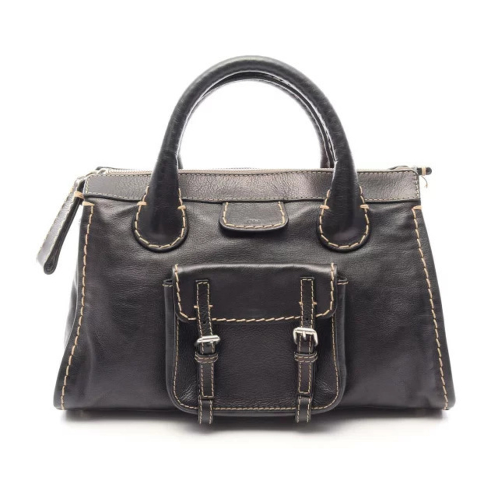 Chloe EDITH Handbag Leather Black